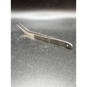 Vtg Watchmaker Tweezer Tool Made in USA Fine Point Jeweler 5" Precision Metal